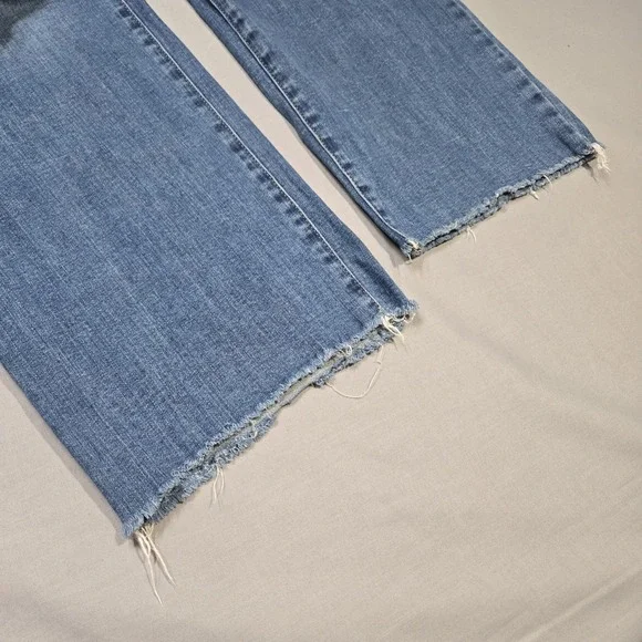 Pistola‎ Women 22W High Rise Distressed Skinny Jeans Medium Wash Raw Hem Blue - Picture 4 of 11
